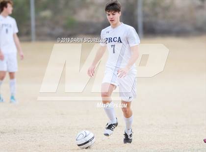 Thumbnail 2 in Pusch Ridge Christian Academy vs. Desert Edge (Chandler Prep Invitational) photogallery.