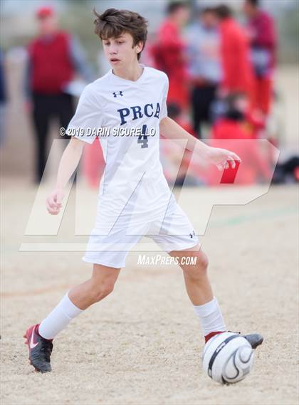 Thumbnail 3 in Pusch Ridge Christian Academy vs. Desert Edge (Chandler Prep Invitational) photogallery.