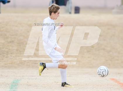 Thumbnail 2 in Pusch Ridge Christian Academy vs. Desert Edge (Chandler Prep Invitational) photogallery.