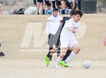Thumbnail 1 in Pusch Ridge Christian Academy vs. Desert Edge (Chandler Prep Invitational) photogallery.