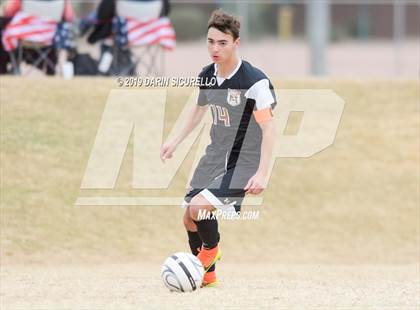 Thumbnail 2 in Pusch Ridge Christian Academy vs. Desert Edge (Chandler Prep Invitational) photogallery.