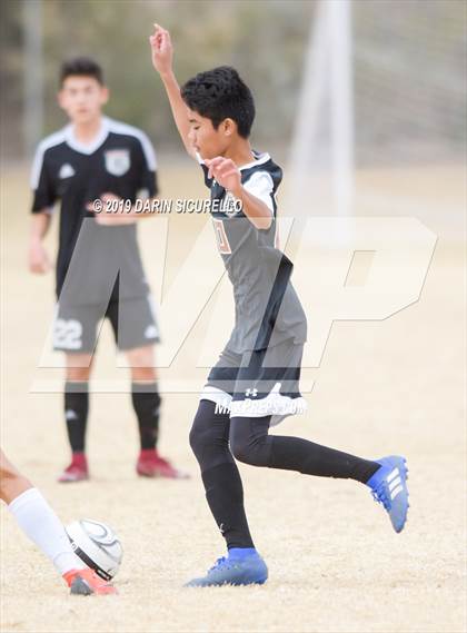 Thumbnail 1 in Pusch Ridge Christian Academy vs. Desert Edge (Chandler Prep Invitational) photogallery.