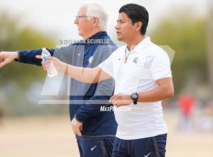Thumbnail 3 in Pusch Ridge Christian Academy vs. Desert Edge (Chandler Prep Invitational) photogallery.