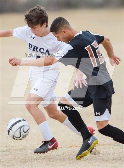 Thumbnail 1 in Pusch Ridge Christian Academy vs. Desert Edge (Chandler Prep Invitational) photogallery.