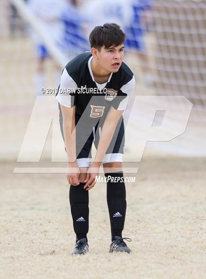 Thumbnail 3 in Pusch Ridge Christian Academy vs. Desert Edge (Chandler Prep Invitational) photogallery.