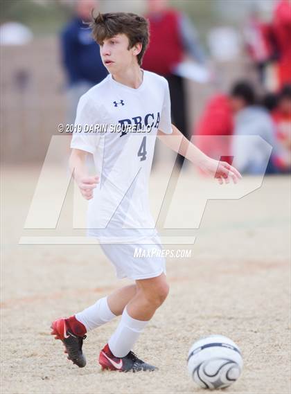 Thumbnail 2 in Pusch Ridge Christian Academy vs. Desert Edge (Chandler Prep Invitational) photogallery.