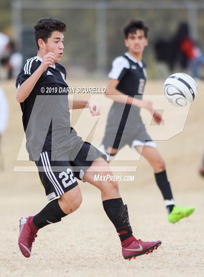 Thumbnail 2 in Pusch Ridge Christian Academy vs. Desert Edge (Chandler Prep Invitational) photogallery.