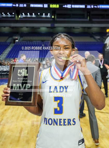 Thumbnail 1 in Boswell vs. Fort Bend Hightower (UIL 6A Basketball Division II Final Medal Ceremony) photogallery.