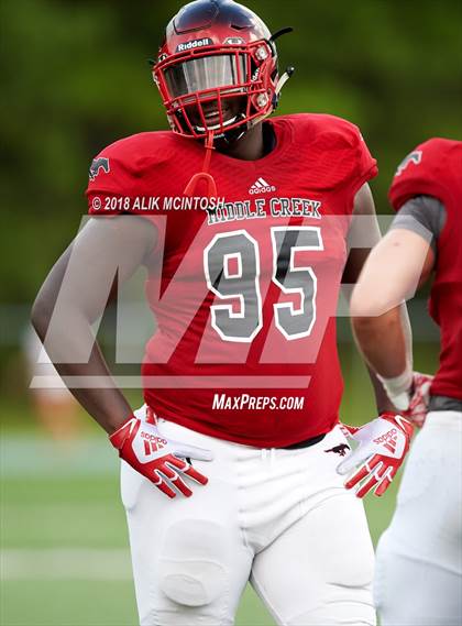 Thumbnail 1 in Middle Creek vs New Hanover (HighSchool OT.com Jamboree) photogallery.