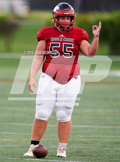 Thumbnail 2 in Middle Creek vs New Hanover (HighSchool OT.com Jamboree) photogallery.
