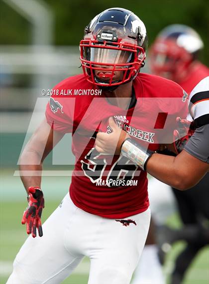 Thumbnail 3 in Middle Creek vs New Hanover (HighSchool OT.com Jamboree) photogallery.