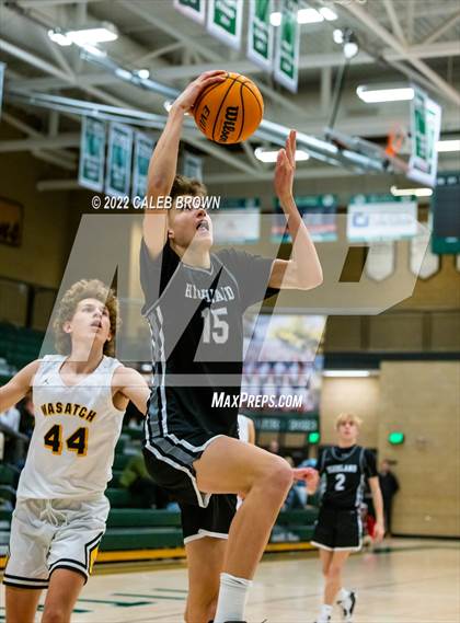 Thumbnail 1 in Wasatch vs. Highland (Utah Autism Holiday Classic) photogallery.