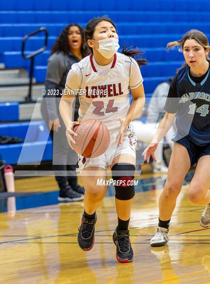 Thumbnail 3 in JV: Lowell vs. Valley Christian (Newark Optimist Club Holiday Classic) photogallery.