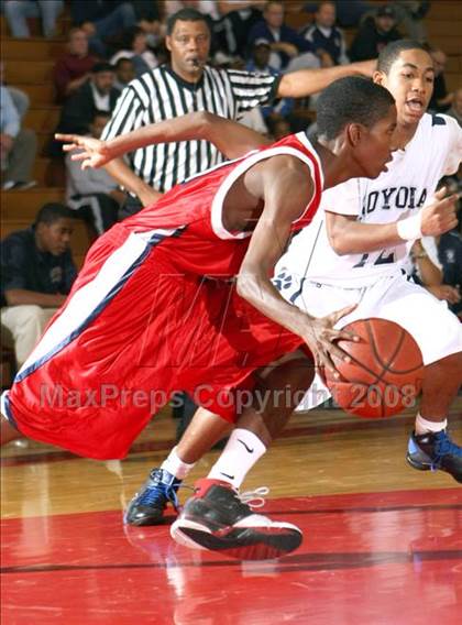 Thumbnail 1 in Crossroads vs. Loyola (Pacific Shores Tournament) photogallery.