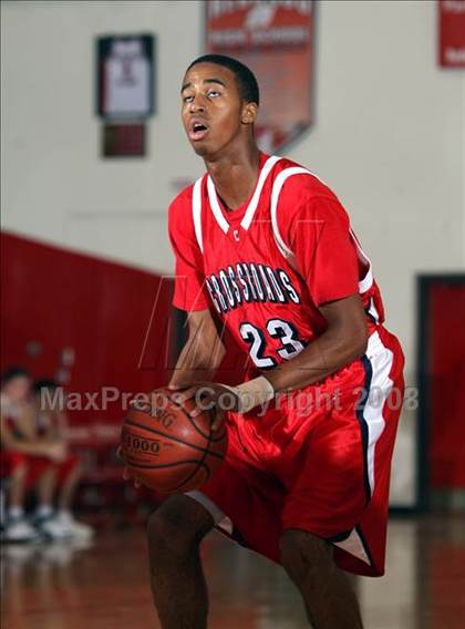 Thumbnail 2 in Crossroads vs. Loyola (Pacific Shores Tournament) photogallery.