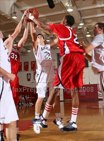 Thumbnail 2 in Crossroads vs. Loyola (Pacific Shores Tournament) photogallery.