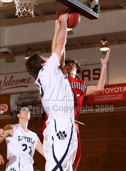Thumbnail 3 in Crossroads vs. Loyola (Pacific Shores Tournament) photogallery.