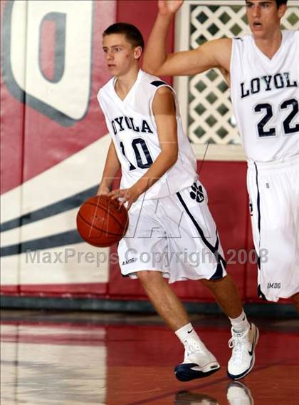 Thumbnail 2 in Crossroads vs. Loyola (Pacific Shores Tournament) photogallery.