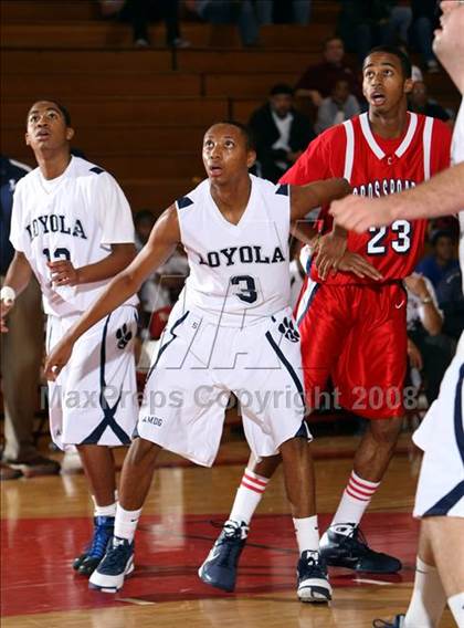 Thumbnail 3 in Crossroads vs. Loyola (Pacific Shores Tournament) photogallery.