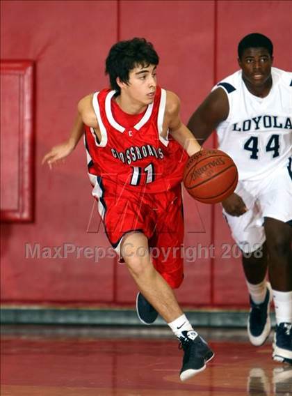 Thumbnail 3 in Crossroads vs. Loyola (Pacific Shores Tournament) photogallery.