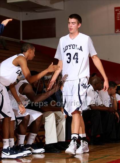 Thumbnail 3 in Crossroads vs. Loyola (Pacific Shores Tournament) photogallery.