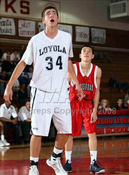 Thumbnail 1 in Crossroads vs. Loyola (Pacific Shores Tournament) photogallery.