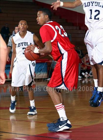Thumbnail 2 in Crossroads vs. Loyola (Pacific Shores Tournament) photogallery.