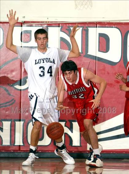 Thumbnail 1 in Crossroads vs. Loyola (Pacific Shores Tournament) photogallery.