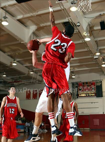 Thumbnail 2 in Crossroads vs. Loyola (Pacific Shores Tournament) photogallery.