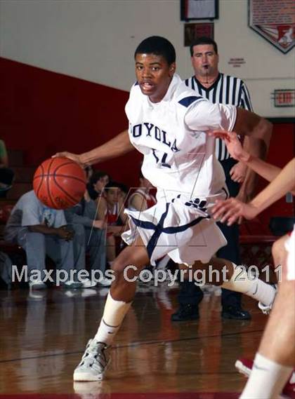 Thumbnail 2 in Crossroads vs. Loyola (Pacific Shores Tournament) photogallery.