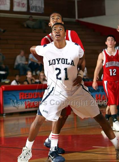 Thumbnail 2 in Crossroads vs. Loyola (Pacific Shores Tournament) photogallery.