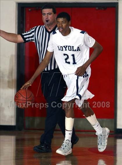 Thumbnail 3 in Crossroads vs. Loyola (Pacific Shores Tournament) photogallery.