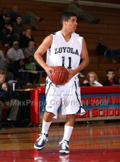 Thumbnail 2 in Crossroads vs. Loyola (Pacific Shores Tournament) photogallery.