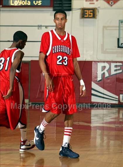 Thumbnail 1 in Crossroads vs. Loyola (Pacific Shores Tournament) photogallery.