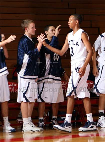 Thumbnail 3 in Crossroads vs. Loyola (Pacific Shores Tournament) photogallery.