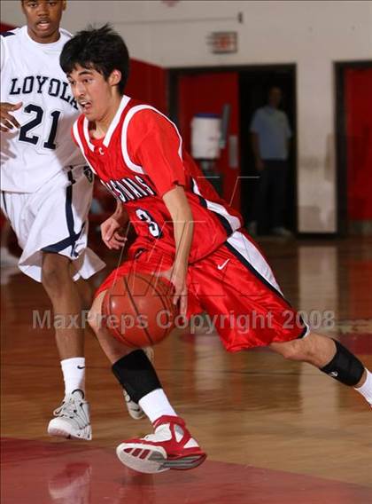 Thumbnail 1 in Crossroads vs. Loyola (Pacific Shores Tournament) photogallery.