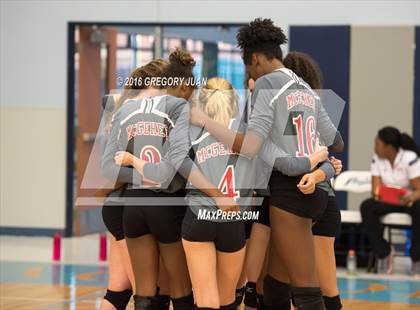 Thumbnail 3 in McGehee vs. St. Scholastica (Penguin Volleyball Classic) photogallery.