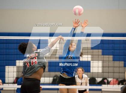 Thumbnail 3 in McGehee vs. St. Scholastica (Penguin Volleyball Classic) photogallery.