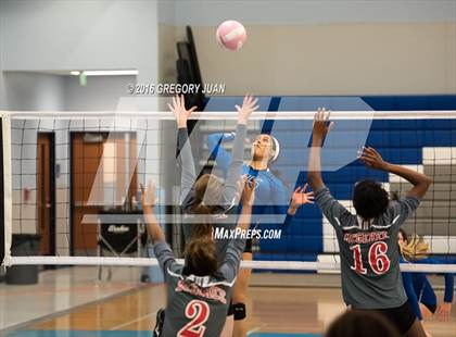 Thumbnail 2 in McGehee vs. St. Scholastica (Penguin Volleyball Classic) photogallery.