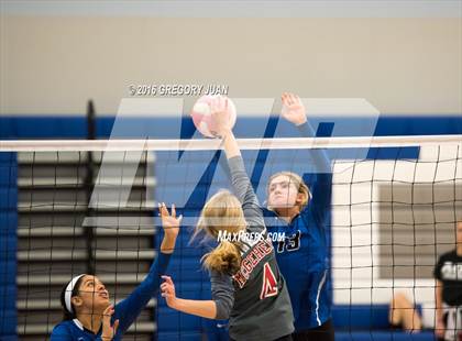Thumbnail 2 in McGehee vs. St. Scholastica (Penguin Volleyball Classic) photogallery.