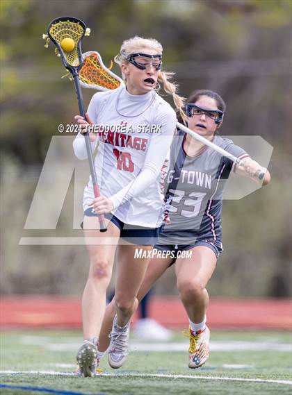 Thumbnail 2 in Golden @ Heritage (CHSAA 4A Quarterfinal) photogallery.