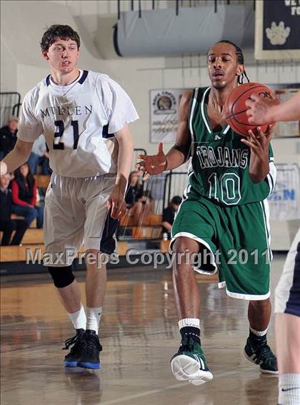 Thumbnail 2 in Aurora Central vs. Mullen (Rock Canyon Winter Shootout) photogallery.
