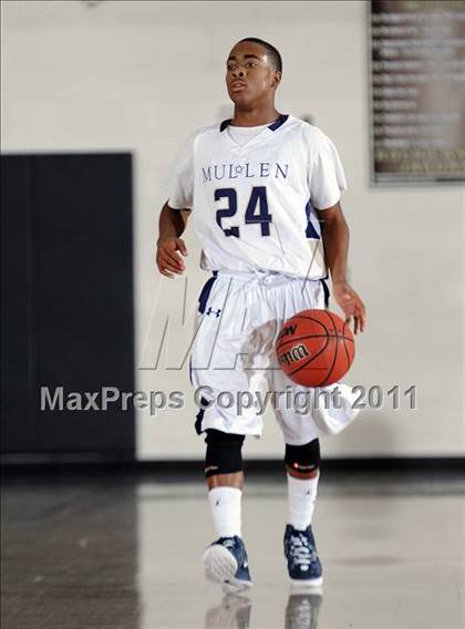 Thumbnail 3 in Aurora Central vs. Mullen (Rock Canyon Winter Shootout) photogallery.