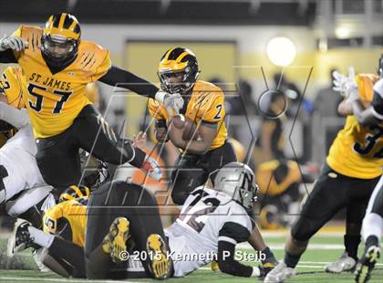 Thumbnail 2 in Northwest vs. St. James (LHSAA Class 3A Quarterfinal) photogallery.