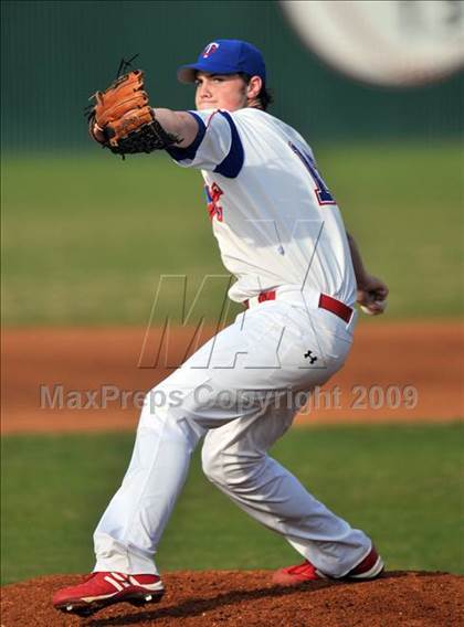 Thumbnail 1 in Naaman Forest vs Trinity Christian (Carrollton Diamond Classic) photogallery.