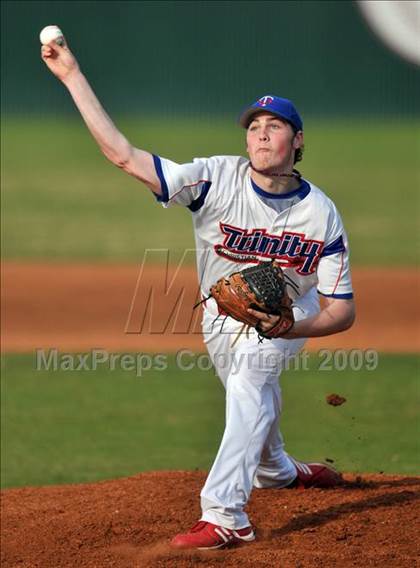 Thumbnail 1 in Naaman Forest vs Trinity Christian (Carrollton Diamond Classic) photogallery.