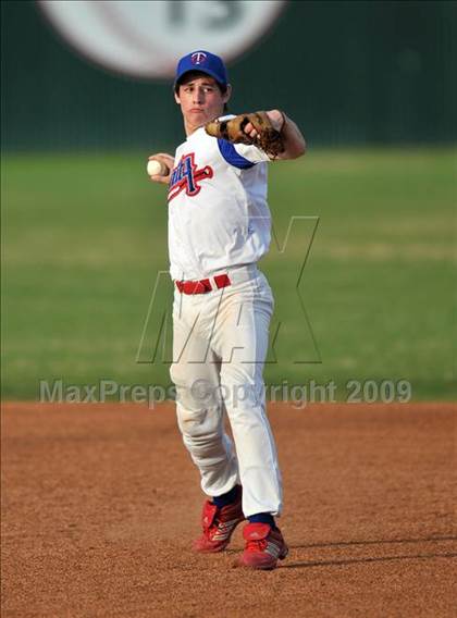 Thumbnail 3 in Naaman Forest vs Trinity Christian (Carrollton Diamond Classic) photogallery.