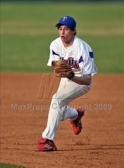 Thumbnail 1 in Naaman Forest vs Trinity Christian (Carrollton Diamond Classic) photogallery.