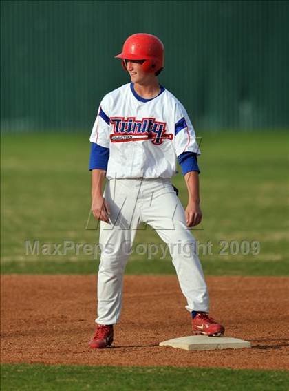 Thumbnail 1 in Naaman Forest vs Trinity Christian (Carrollton Diamond Classic) photogallery.