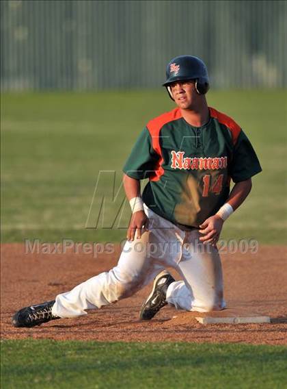 Thumbnail 2 in Naaman Forest vs Trinity Christian (Carrollton Diamond Classic) photogallery.